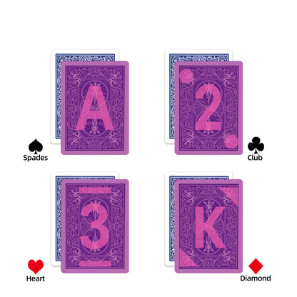 Bicycle Jumbo Plastic Marked Playing Card For Infrare